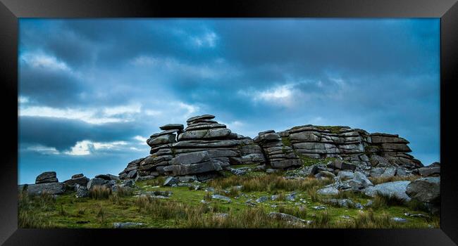 Roughtor Bodmin Moor Framed Print by David Wilkins