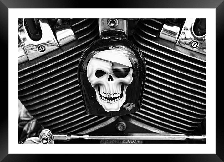 Bad to the bone! Framed Mounted Print by Clare FitzGerald