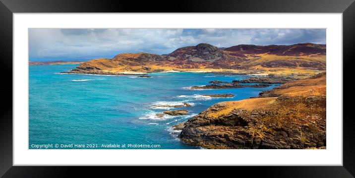 North West Scottish Coast Framed Mounted Print by David Hare