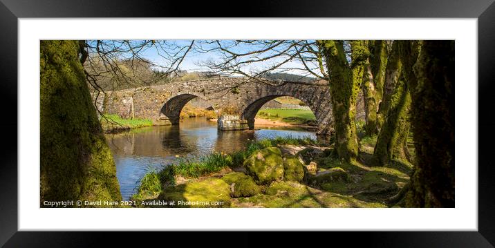 Two Bridges Framed Mounted Print by David Hare