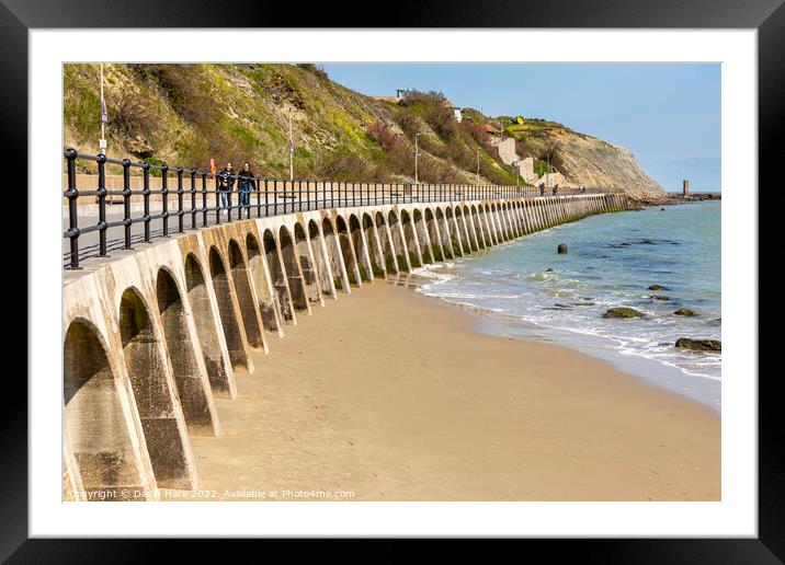 Sunny Sands Arches Framed Mounted Print by David Hare