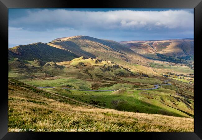 Peak District Vale Framed Print by David Hare