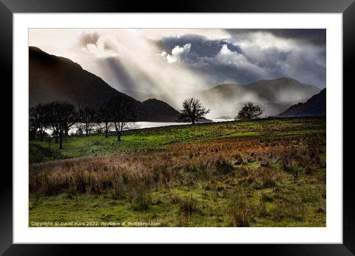 Ullswater, Lake District Framed Mounted Print by David Hare