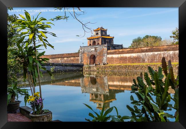 Hue Imperial Palace Gateway Framed Print by David Hare
