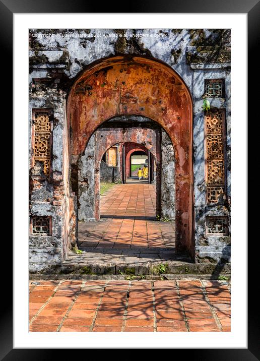 Ancient Arches Framed Mounted Print by David Hare