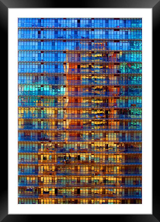 Architectural Reflections Framed Mounted Print by David Hare