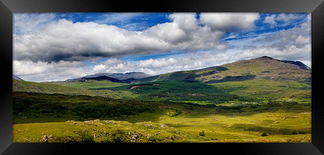 Welsh skies Framed Print by David Hare