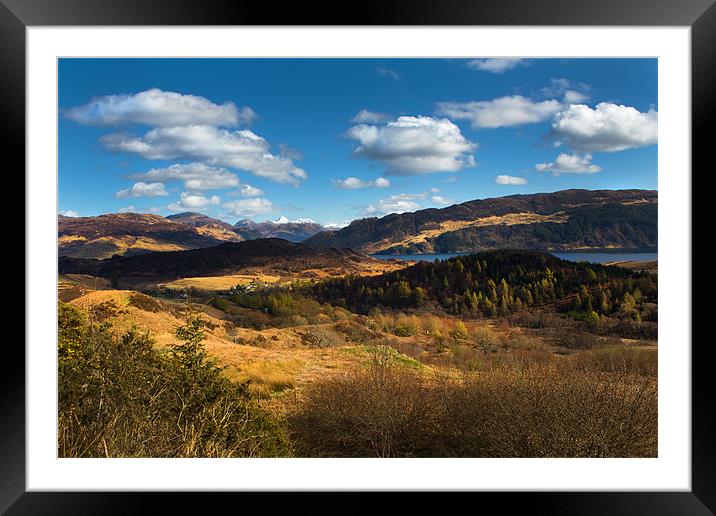 Highland View. Framed Mounted Print by David Hare