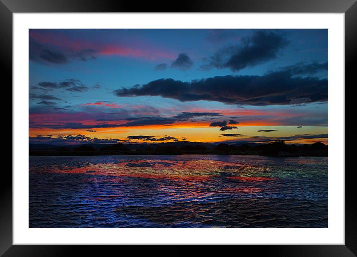 Southern sunset Framed Mounted Print by David Hare