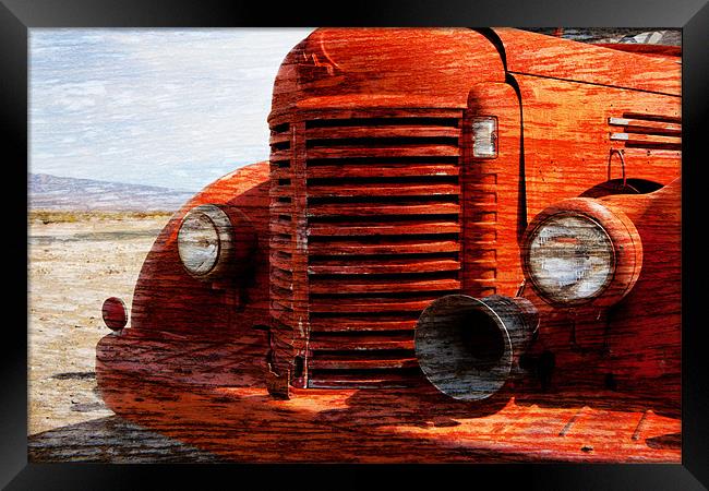 Fire Engine Framed Print by David Hare