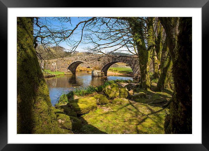 Two Bridges Dartmoor Framed Mounted Print by David Hare