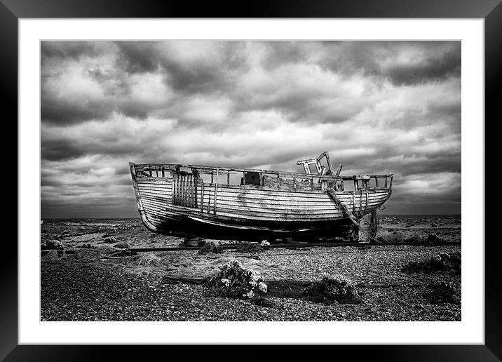 High and Dry Framed Mounted Print by David Hare