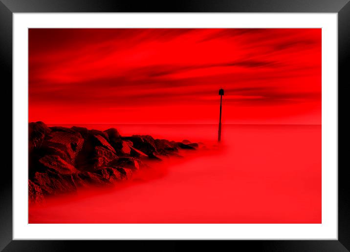  Scorching Seas Framed Mounted Print by David Hare