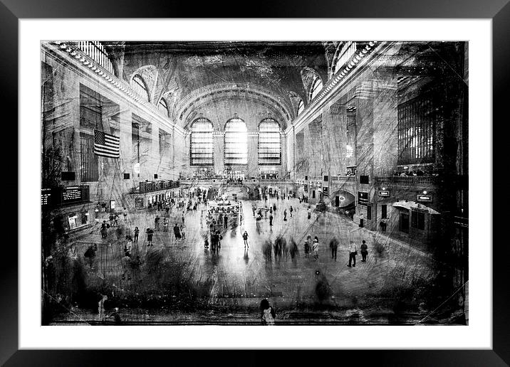  Grand Central Terminal Framed Mounted Print by David Hare