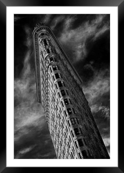 Flat Iron Framed Mounted Print by David Hare