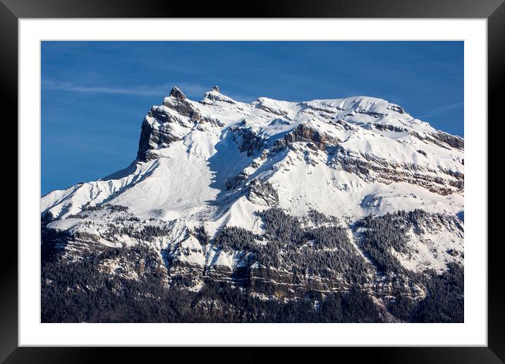 French Alps Framed Mounted Print by David Hare
