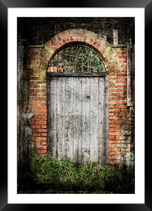 Old Doorway Framed Mounted Print by David Hare