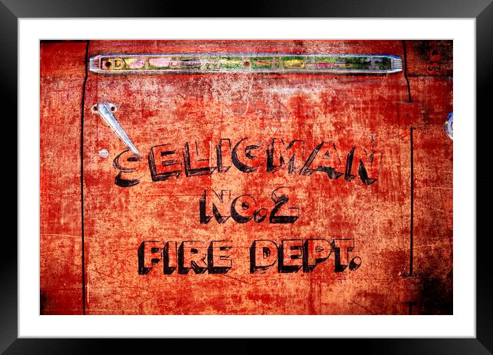 Seligman No. 2 Framed Mounted Print by David Hare