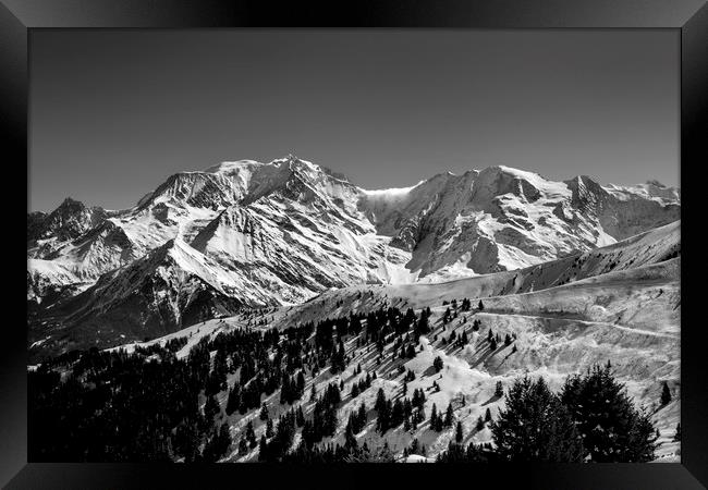 Mt. Blanc Framed Print by David Hare