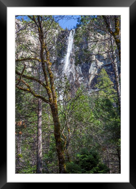 Yosemite Falls Framed Mounted Print by David Hare