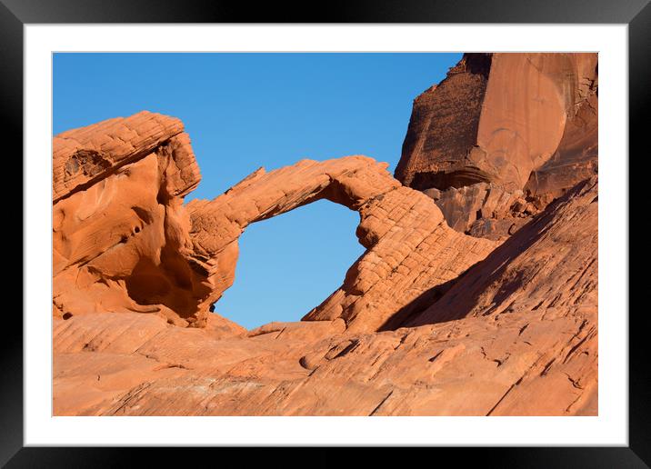 Natural Arch Framed Mounted Print by David Hare