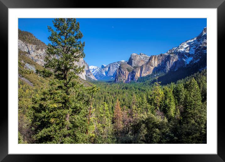 Yosemite Valley Framed Mounted Print by David Hare