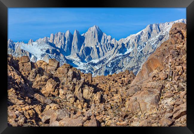 Sierra Nevada  Framed Print by David Hare