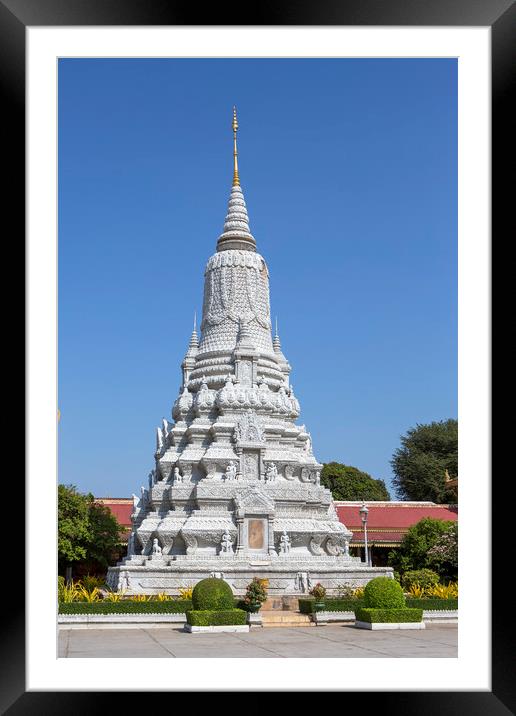 Royal Stupa Framed Mounted Print by David Hare