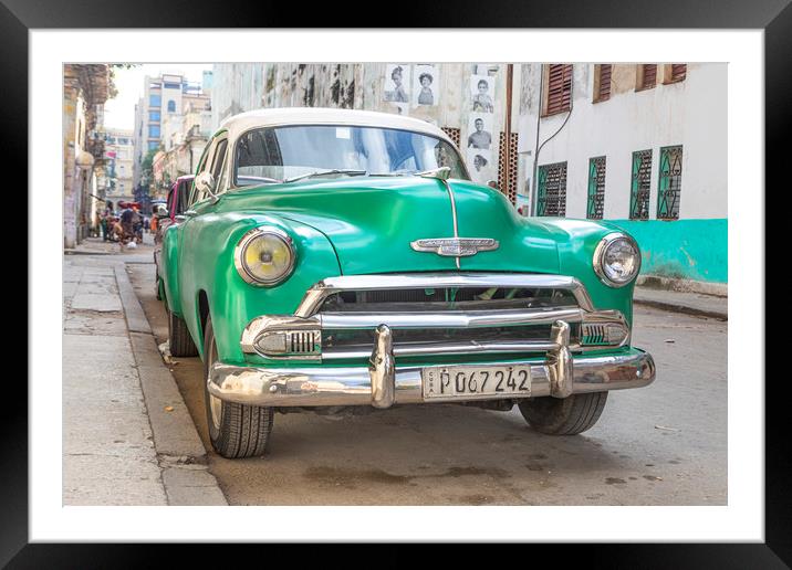 Classic Chevy Framed Mounted Print by David Hare