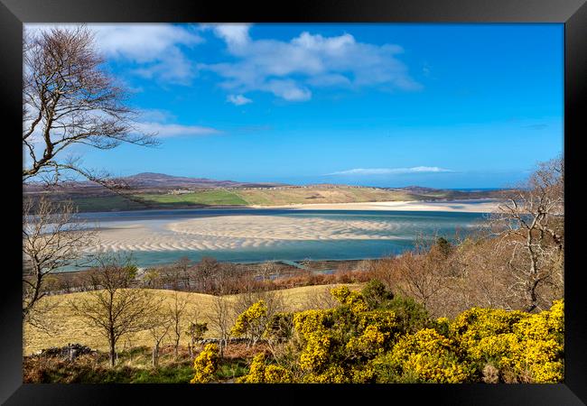 Torrisdale Bay Framed Print by David Hare