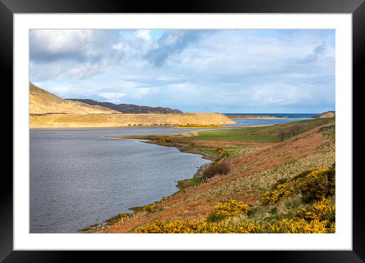 Mouth of The River Naver. Framed Mounted Print by David Hare