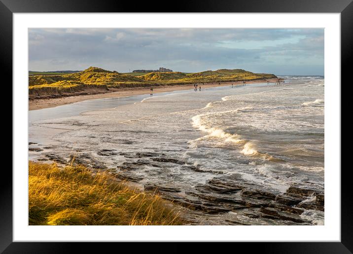 Seahouses Beach Framed Mounted Print by David Hare