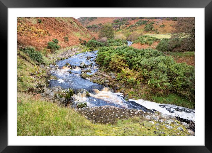 Harthorpe Valley Stream Framed Mounted Print by David Hare