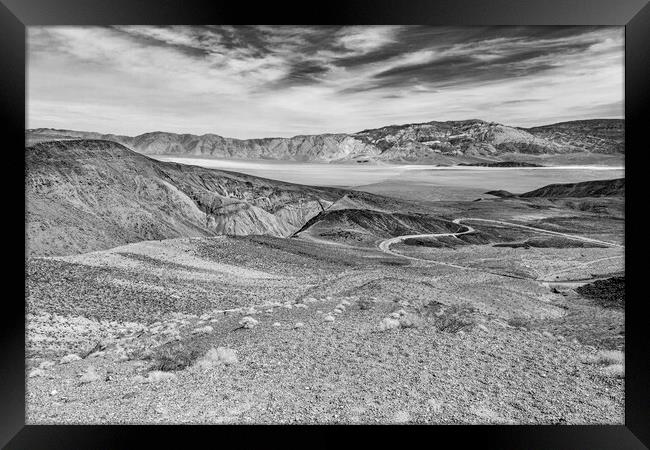 The deserts of Death Valley Framed Print by David Hare
