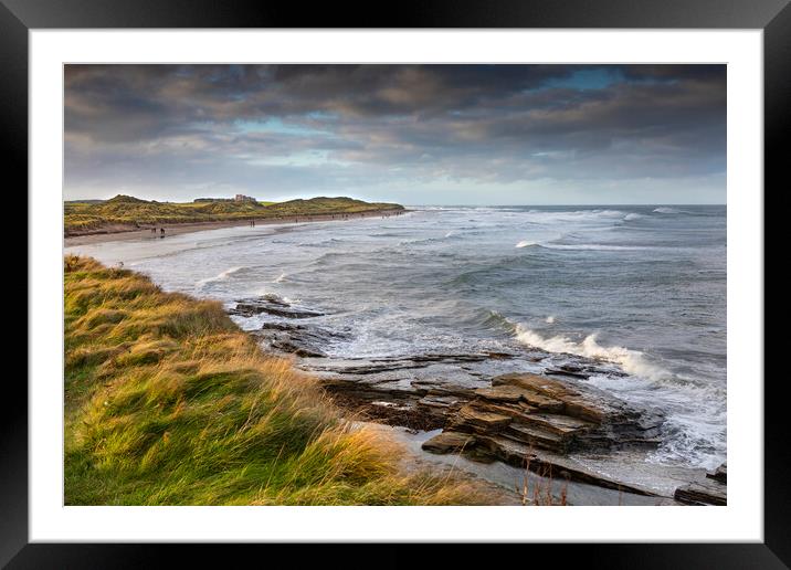Nothumbrian Beach Framed Mounted Print by David Hare