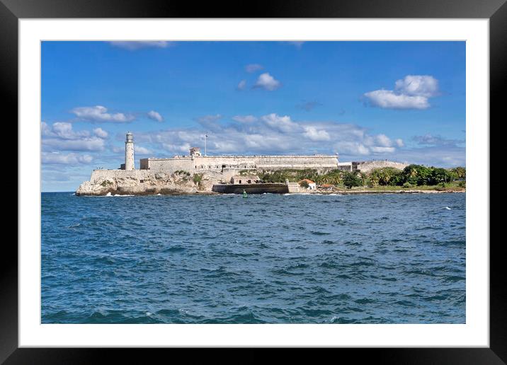 Morro Castle, Havana Bay Framed Mounted Print by David Hare