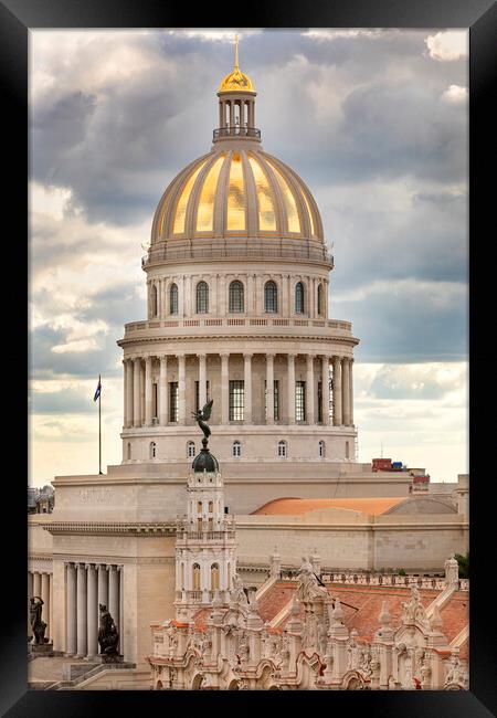 Capitolio of Cuba Framed Print by David Hare