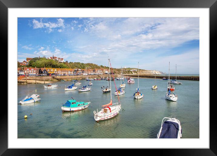 Folkestone Harbour Framed Mounted Print by David Hare