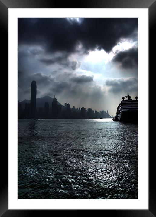 Victoria Harbor Framed Mounted Print by Jim Leach