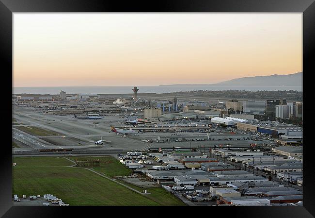 Los Angeles Airport Framed Print by Gonzalo Fernandez