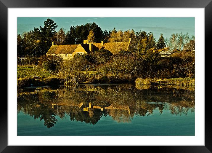 Springwatch Reflections Framed Mounted Print by Roy Scrivener