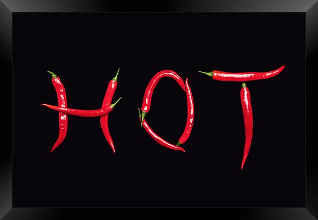 Red Hot Framed Print by Chris Owen