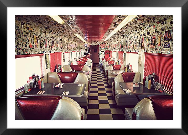 American Diner Framed Mounted Print by Chris Owen