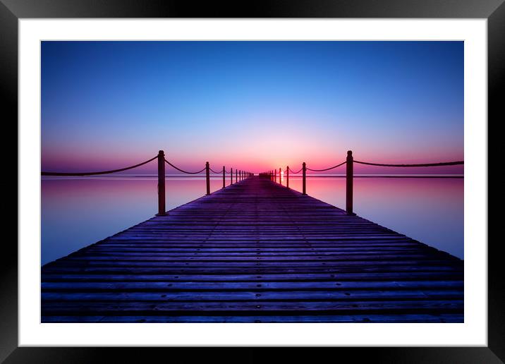Sunrise on the Red Sea Framed Mounted Print by Chris Owen