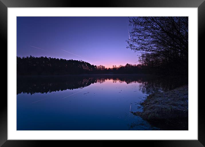 Waiting for the sun Framed Mounted Print by Chris Owen