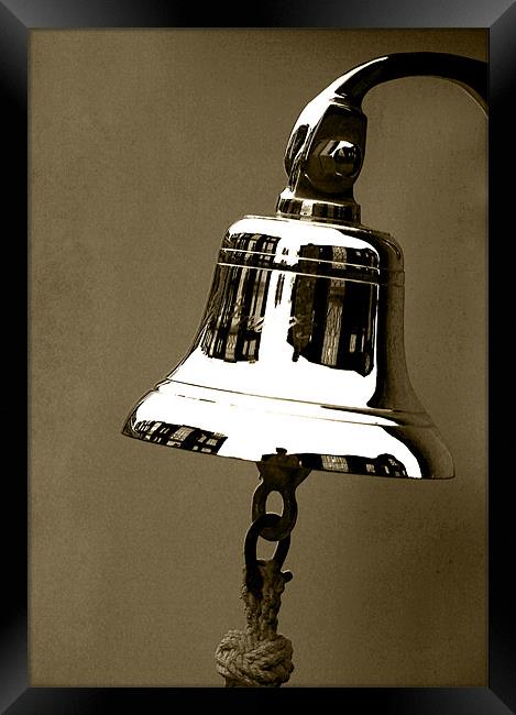 Longboat Bell Framed Print by Gypsyofthesky Photography