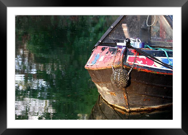 Longboat Framed Mounted Print by Gypsyofthesky Photography