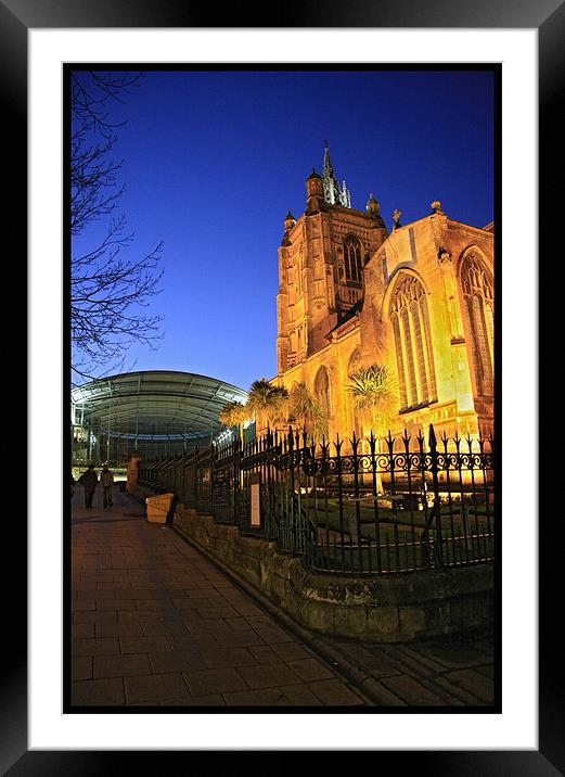 NORWICH FORUM Framed Mounted Print by Gypsyofthesky Photography