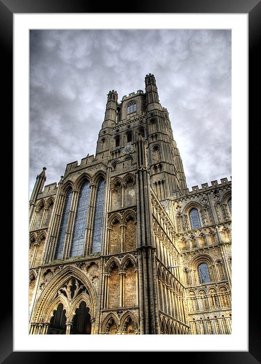 ELY CATHEDRAL Framed Mounted Print by Gypsyofthesky Photography