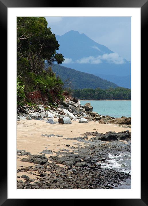 Mountain Sea Framed Mounted Print by Phil Swindin